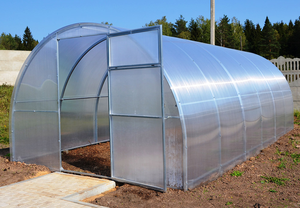 Kasvuhoone Komfort 3x8 polükarbonaadiga 4mm