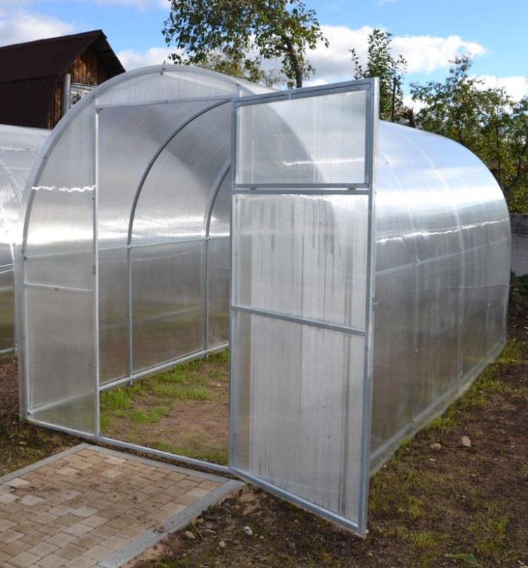 Kasvuhoone Kompakt 2x6x2 Polükarbonaat 4mm katega